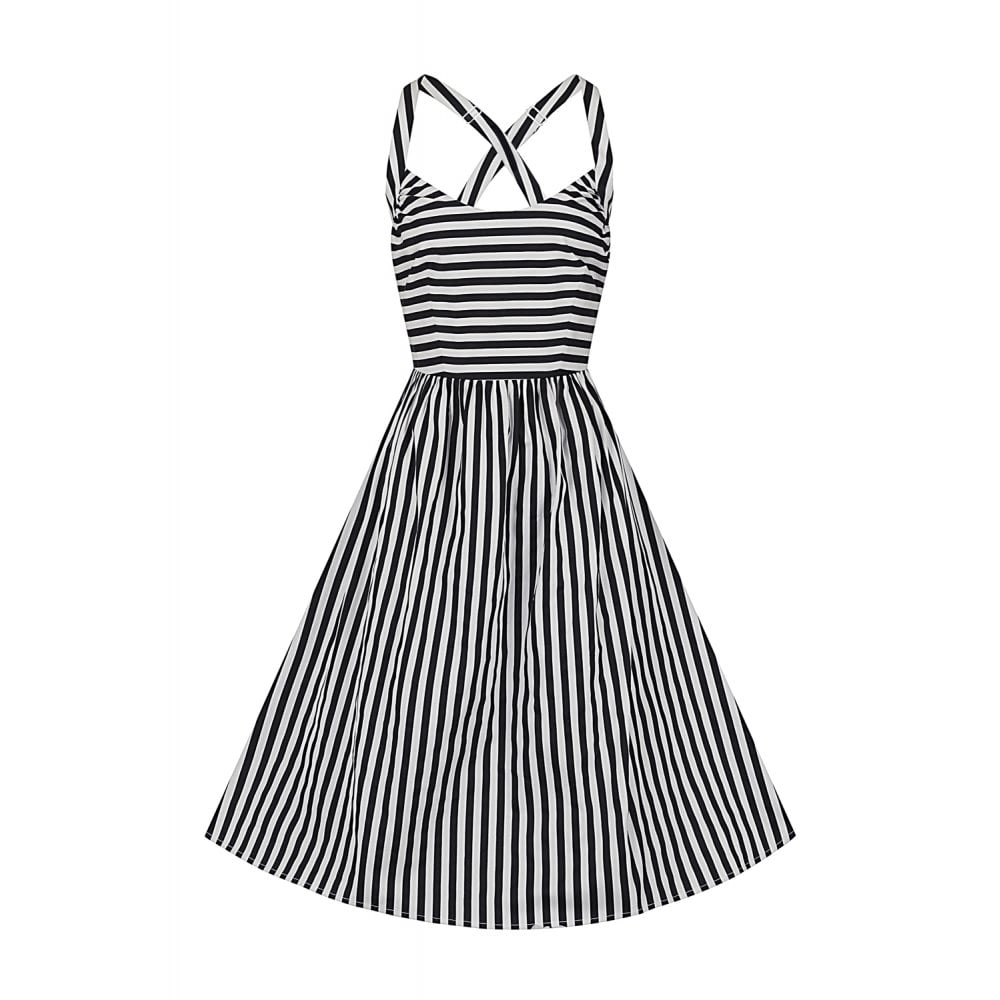 Black and White Striped Swing Dress Pink House Boutique Black and White Striped Swing Dress Pink House Boutique