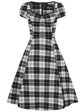 Load image into Gallery viewer, Mimi Monochrome Check Doll Dress
