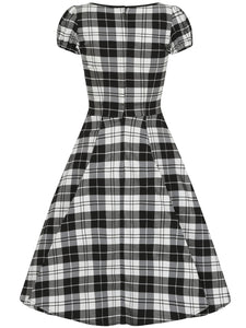 Mimi Monochrome Check Doll Dress