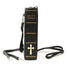 Load image into Gallery viewer, Holy Bible Crossbody Book Purse
