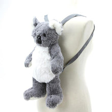 Load image into Gallery viewer, Furry Koala Bear Plush Mini Backpack
