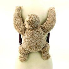 Load image into Gallery viewer, Sloth Fuzzy Friend Mini Backpack
