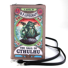 Load image into Gallery viewer, The Call Of Cthulhu Crossbody Book Purse
