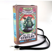 Load image into Gallery viewer, The Call Of Cthulhu Crossbody Book Purse
