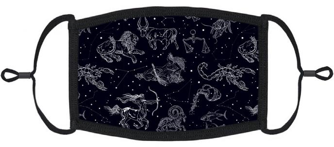 Astrology Cosmic Cotton Face Mask