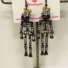 Load image into Gallery viewer, Skeleton King Articulated Blingy Earrings
