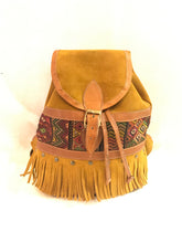 Load image into Gallery viewer, Fringe Suede Mini Backpack
