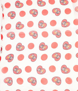 I Love Lucy Polka Dots and Hearts Hair Scarf