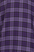 Load image into Gallery viewer, Kennedy Purple Plaid Swing Skirt

