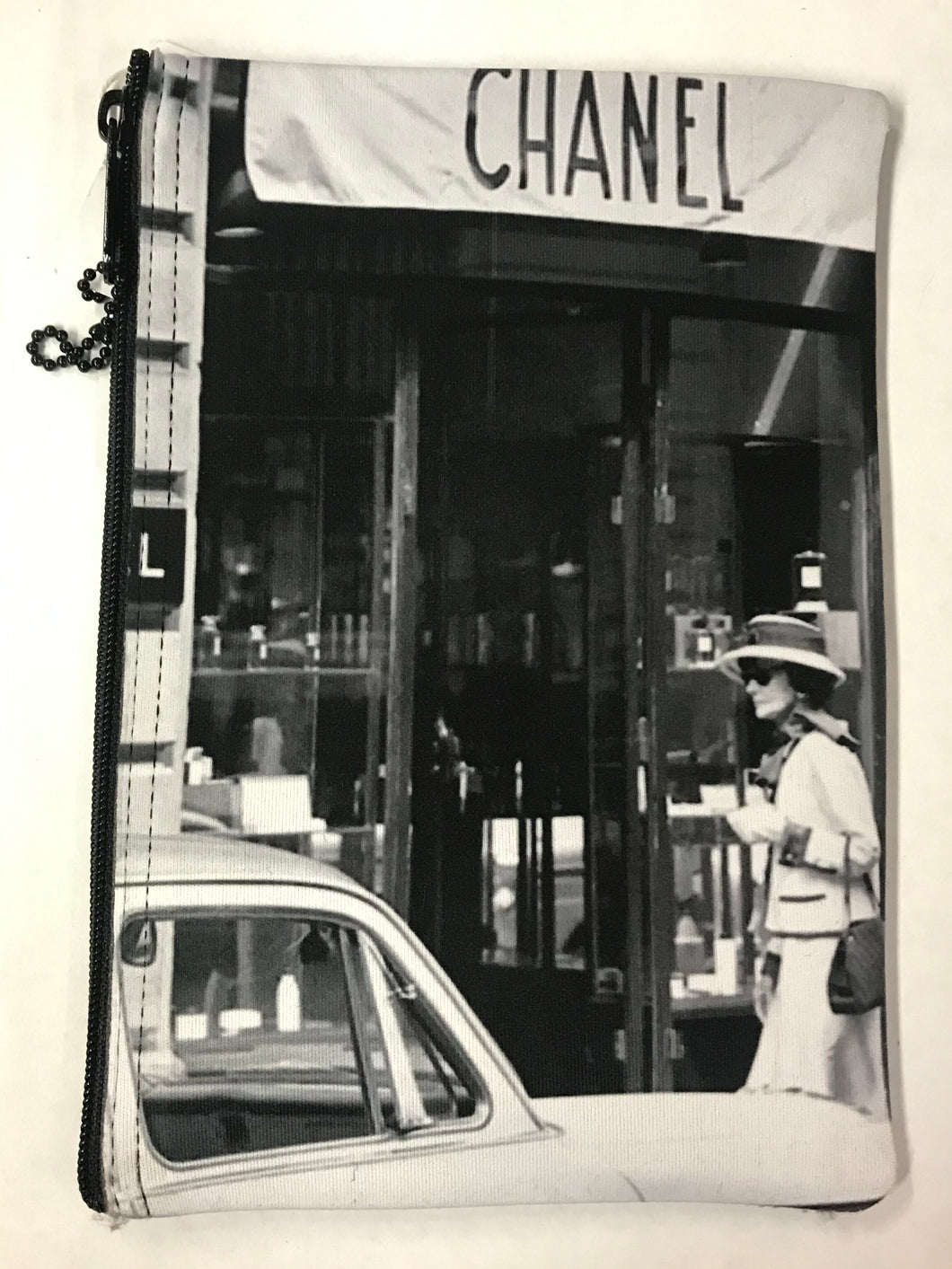 Chanel Scene Print Pouch