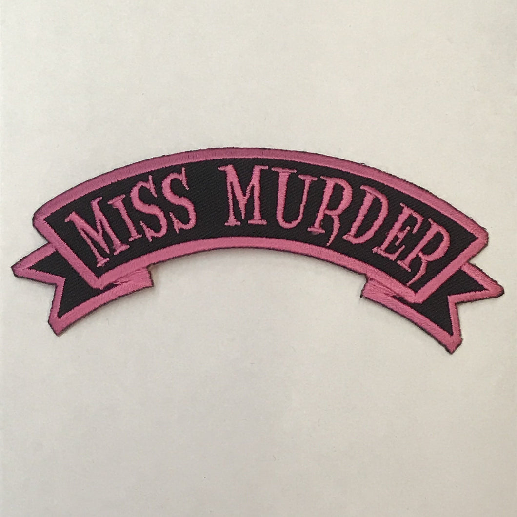 Miss Murder Rocker Patch