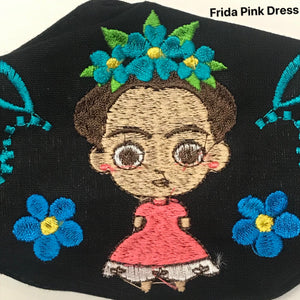 Figurine Embroidered Face Mask- OOAK Styles Available!