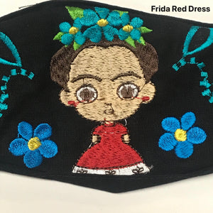Figurine Embroidered Face Mask- OOAK Styles Available!