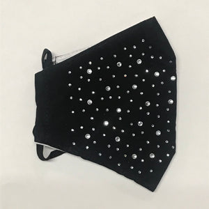 Rhinestone Studded Face Mask- More Colors Available!