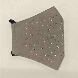 Rhinestone Studded Face Mask- More Colors Available!
