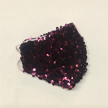 Load image into Gallery viewer, Solid Sequins Face Mask- More Colors Available!
