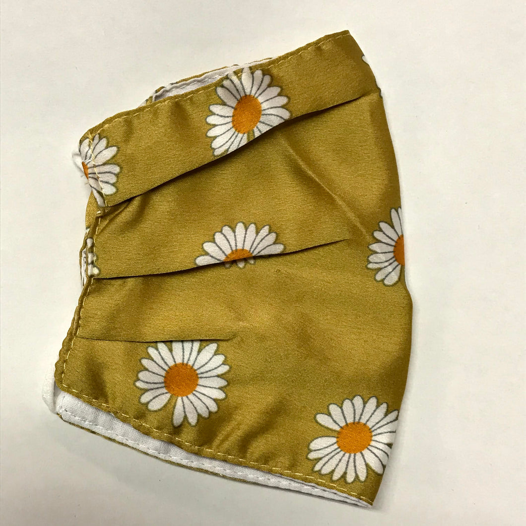 Yellow Daisies Face Mask