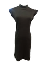 Load image into Gallery viewer, Black Mock Turtleneck Sweater Dress- LAST ONE!
