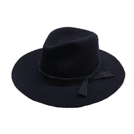 Navy Panama Hat with Adventure Strip