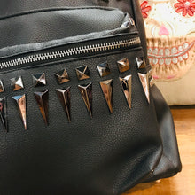 Load image into Gallery viewer, Crossbones Studded Backpack
