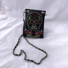 Load image into Gallery viewer, Sugar Skull Crossbody Purse- More Colors Available!
