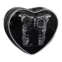 Load image into Gallery viewer, Morticia Heart Mini Backpack
