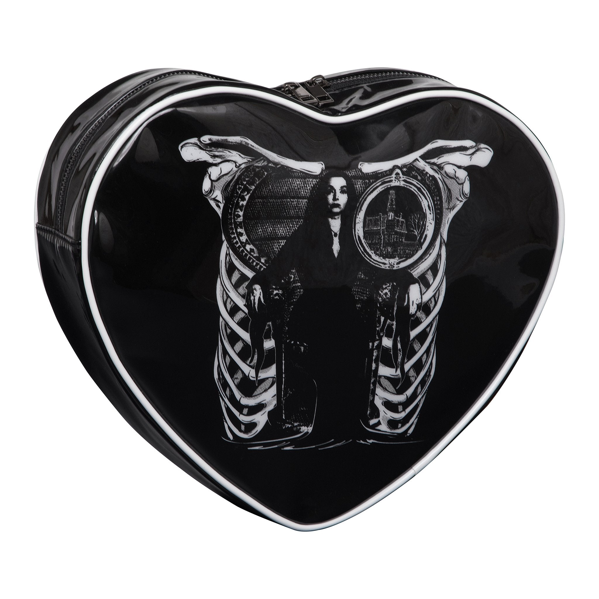 Morticia Heart Mini Backpack Pink House Boutique Morticia Heart Mini Backpack Pink House Boutique