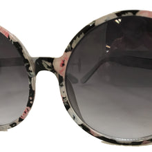 Load image into Gallery viewer, floral round frame sunglasses
