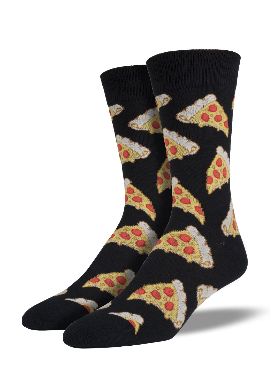 Pizza (Black) Men's Funky Socks