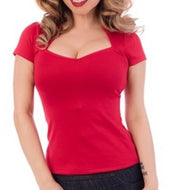 Red Sofia Top- Customer Favorite!