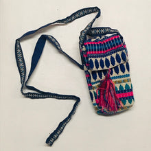 Load image into Gallery viewer, Stripe and Tassel Cell Phone Pouch
