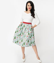 Load image into Gallery viewer, Forest Gnome Scene Jayne Swing Skirt
