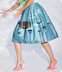 The Jetson's Orbit City Jayne Swing Skirt