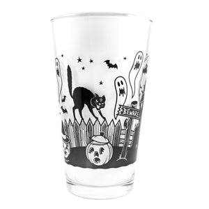 Haunted House Pint Glass