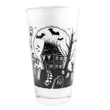 Load image into Gallery viewer, Haunted House Pint Glass

