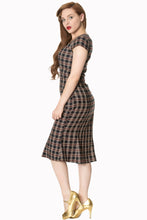 Load image into Gallery viewer, Blue and Red Plaid WiggleDress
