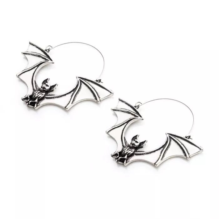 Flying Bat Plug Hoops