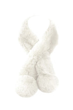 Load image into Gallery viewer, Pom Pom Faux Fur Neck Warmer Scarf- More Colors Available!
