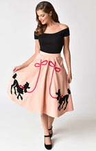 Load image into Gallery viewer, Pink Felt Poodle Skirt
