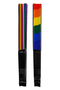 Pride Stripe Hand Fan- More Styles Available!