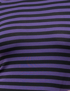 Sandra Dee Purple and Black Striped Top