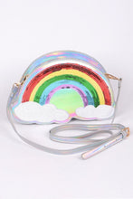 Load image into Gallery viewer, Sequined Rainbow Purse
