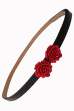 Load image into Gallery viewer, Double Rose Thin Fashion Belt- Available in Red too!
