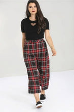 Load image into Gallery viewer, Red and Black Plaid Riot Culottes
