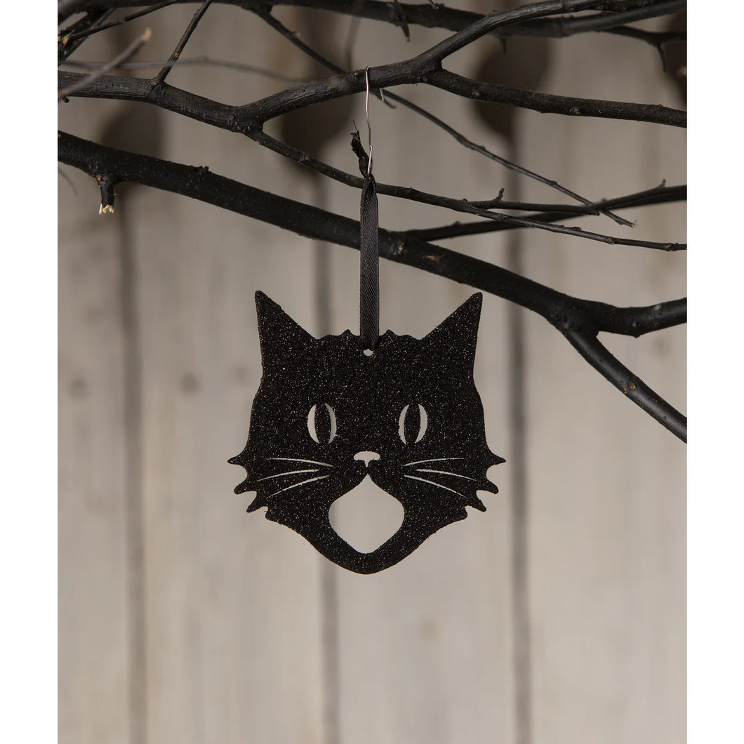 Scaredy Cat Silhouette Ornament