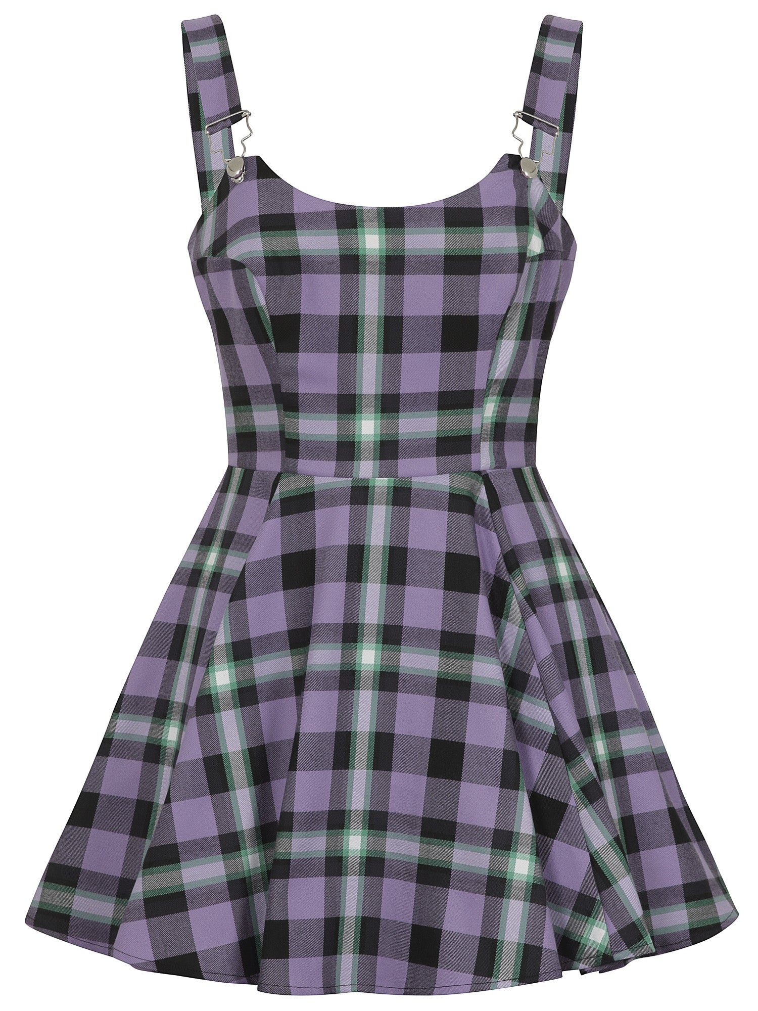 Rochelle Purple Plaid Mini Pinafore Dress – Pink House Boutique