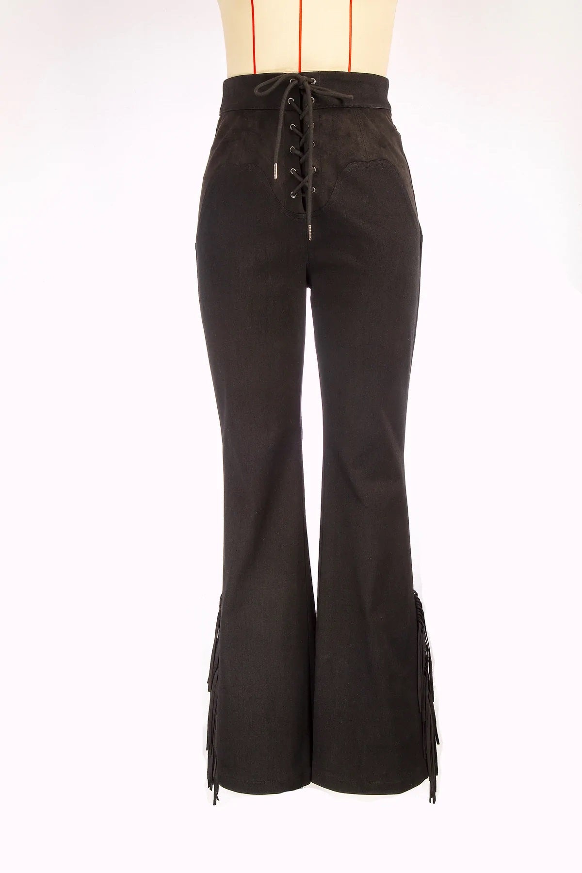 Rockin' Rodeo Front Lace Chaps Style Pants Pink House Boutique Rockin' Rodeo Front Lace Chaps Style Pants Pink House Boutique