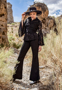Rockin' Rodeo Front Lace Chaps Style Pants