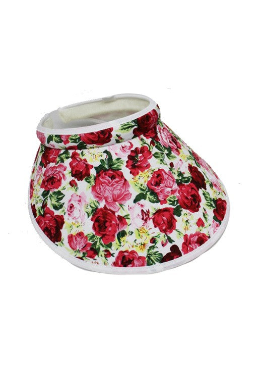 Summer Floral Visors- More Colors Available!