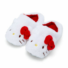 Load image into Gallery viewer, Hello Kitty Fuzzy Room Slippers
